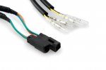 Connector leads PUIG 20730N UNIVERSAL Crni