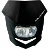 Headlight POLISPORT 8667100011 HALO LED Black/Black