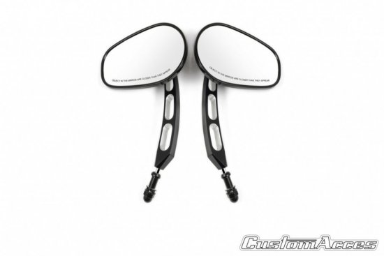 Uzvratni retrovizor CUSTOMACCES MISURI Crni pair for HARLEY DAVIDSON XL Sportster Superlow 1200T (2014-2017)