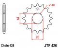Prednji lančanik JT JTF 426-15 15T, 428