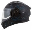 Full face helmet CASSIDA INTEGRAL 3.0 HACK matt black /blue XS