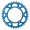 Rear ALU sprocket SUPERSPROX plavi 48T, 520