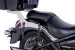 Rigid saddlebag supports CUSTOMACCES SL0007N SL Crni